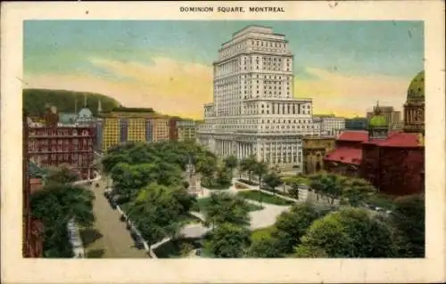 Ak Montreal Quebec Kanada, Dominion Square