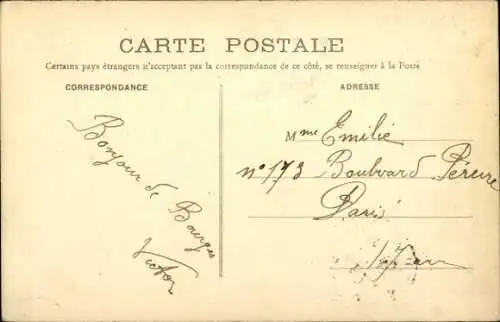 Ak Die Lieder von Jean Rameau illustriert, Die Taufe