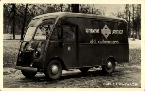 Ak Cadi Kantinenwagen, Royal Army, Abteilung für Kantinenwagen