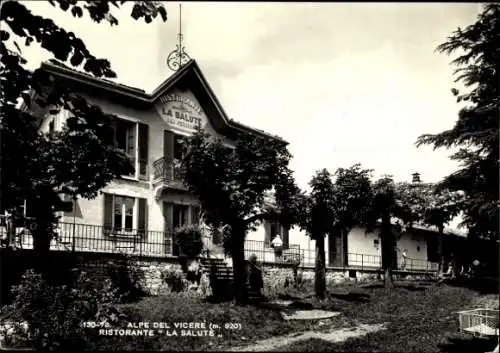Ak Albavilla Comer See Lombardei, Alpe del Vicerè, Ristorante La Salute