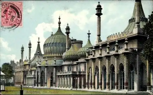 Ak Brighton East Sussex England, königlicher Pavilion