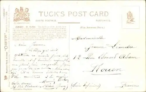 Ak Saint Aubin Kanalinsel Jersey, Oilette