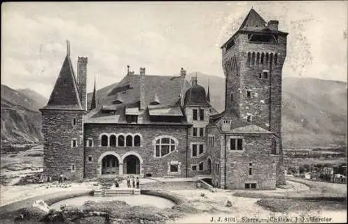 Ak Sierre Kanton Wallis, Chateau JJ Mercier