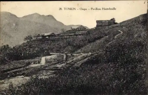 Ak Tonkin Vietnam, Chapa, Hautefeuille-Pavillons