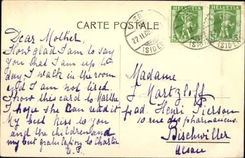 Ak Genf Genf Schweiz, Quai und Mont Blanc