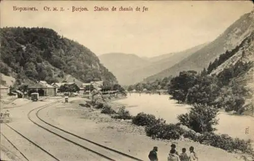 Ak Bordschomi Georgien, Bahnhof