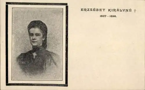 Ak Kaiserin Elisabeth von Österreich, Portrait, Sisi, Sissi