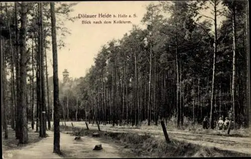 Ak Dölauer Heide Halle an der Saale, Kolkturm