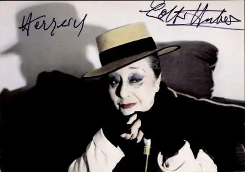 Ak Schauspielerin Lotti Huber, Portrait, Autogramm