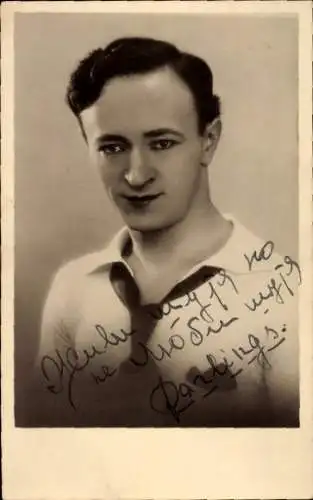 Ak Schauspieler, Portrait, Autogramm