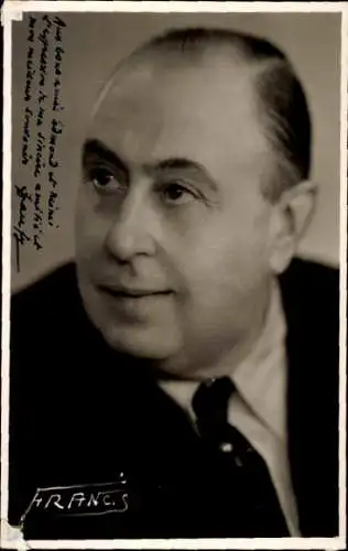 Ak Schauspieler, Portrait, Autogramm