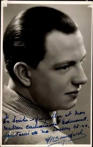 Ak Schauspieler, Portrait, Autogramm