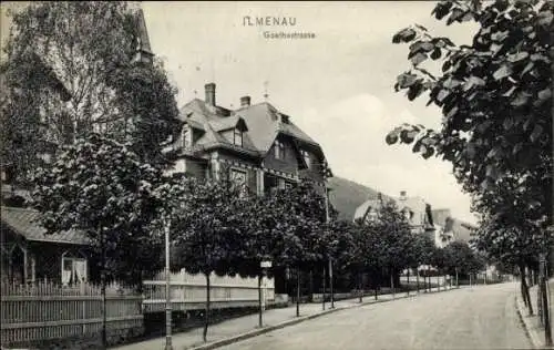 Ak Ilmenau in Thüringen, Goethestraße