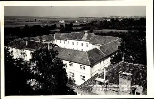 Ak Theresienfeld Niederösterreich, Landesberufsschule des Handels