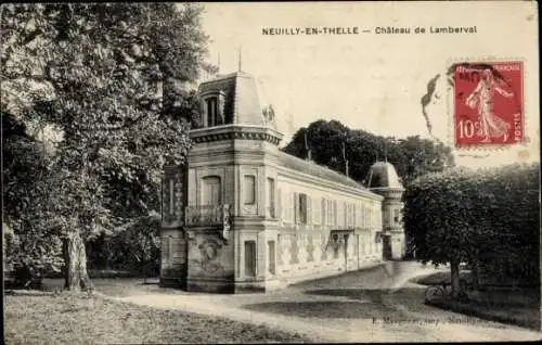 Ak Neuilly en Thelle Oise, Chateau de Lamberval