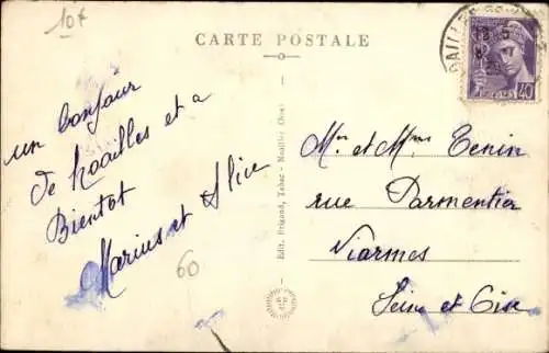 Ak Noailles Oise, Moulin de pierre