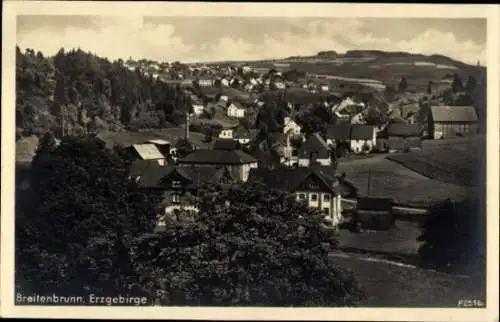 Ak Breitenbrunn im Erzgebirge, Panorama