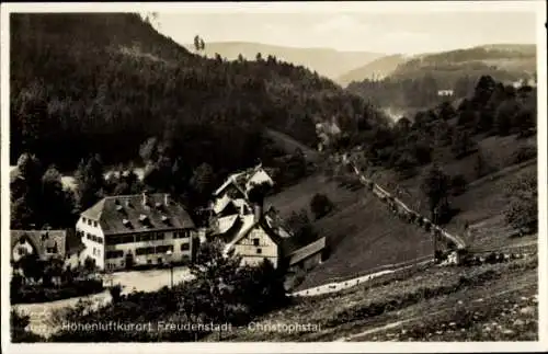 Ak Freudenstadt im Schwarzwald, Christophstal