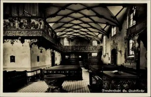 Ak Freudenstadt im Schwarzwald, evangelische Stadtkirche