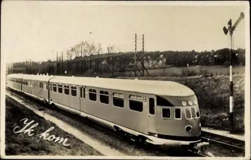 Ak Niederländische Eisenbahn, Bahnschienen