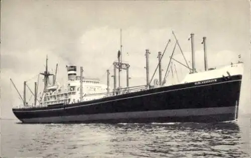 Ak Dampfer S.S. Alblasserdyk auf hoher See, Holland Amerika Line