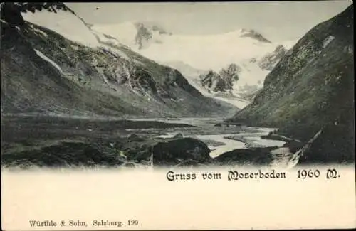 Ak Salzburg Österreich, Moserboden, Panorama