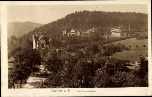 Ak Saalfeld an der Saale, Bad Sommerstein