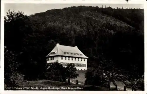 Ak Schwarzburg Thüringer Wald, Jugendherberge Hans Breuer Haus