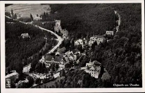 Ak Schierke Wernigerode im Harz, Panorama