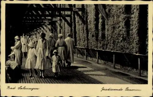 Ak Bad Salzungen in Thüringen, Gradierende Personen