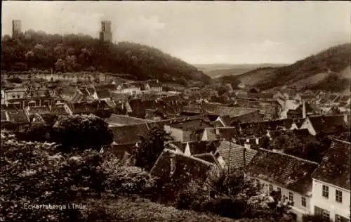 Ak Eckartsberga Burgenlandkreis, Gesamtansicht, Turm