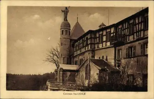 Ak Obernai Elsass Bas Rhin, Odilienberg Mont Sainte Odile, Kloster