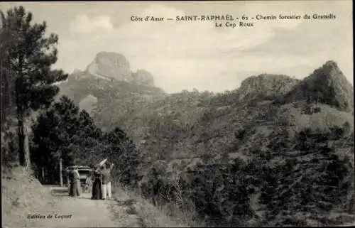 Ak Saint Raphaël Var, Chemin forestier du Gratadis, Le Cap Roux