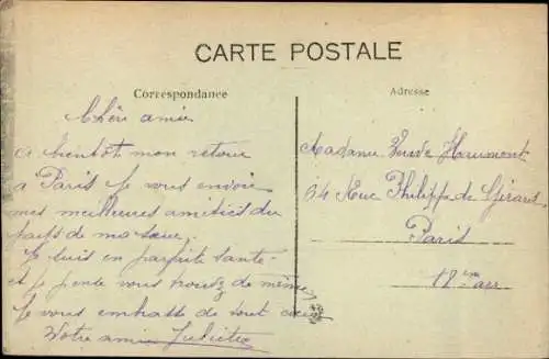 Ak Mansle Charente, Schleuse, Vue prise des Iles, Ruderboot