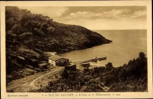 Ak Île du Levant Hyères Var, L'Avis, le Debarcadere