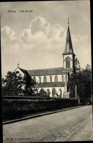 Ak Peltre Pelter Lothringen Moselle, Kirche