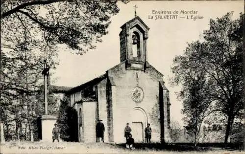 Ak La Salvetat Hérault, Kirche