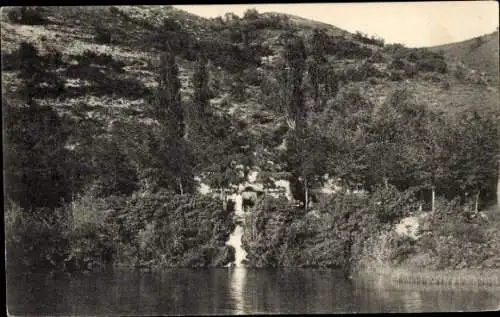 Ak Pjatigorsk Russland, Wasserpartie, Hügel