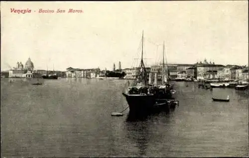Ak Venezia Venedig Veneto, Bacino San Marco