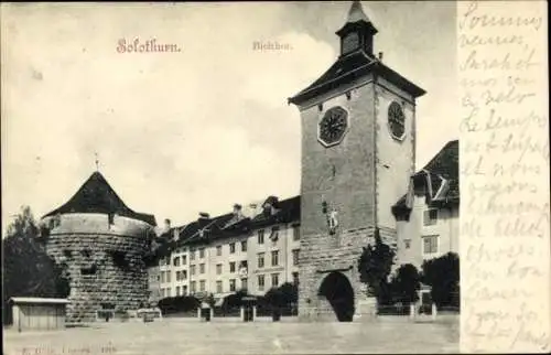 Ak Solothurn Stadt Schweiz, Bieltor