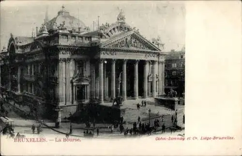 Ak Brüssel Brüssel, La Bourse