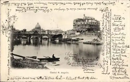 Präge Ak Roma Rom Lazio, Castel S. Angelo