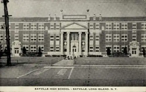 Ak Sayville Long Island New York USA, High School