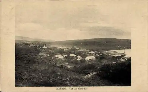 Ak Matadi DR Kongo Zaire, Gesamtansicht