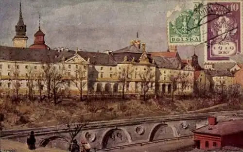 Künstler Ak Piotrowski, A., Warschau Warschau Polen, Königsschloss