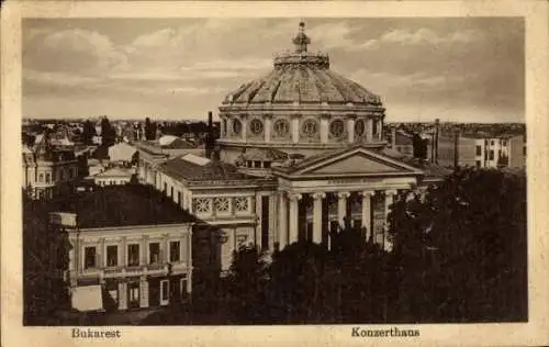 Ak București Bukarest Rumänien, Konzerthaus