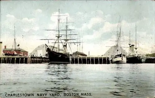 Ak Boston Massachusetts USA, Charleston Navy Yard