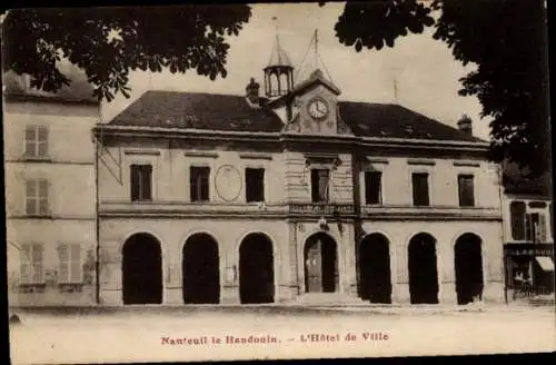 Ak Nanteuil le Haudouin Oise, Rathaus