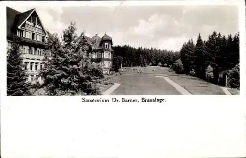 Ak Braunlage Harz, Sanatorium Dr. Barner