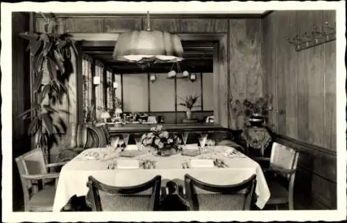 Ak Letmathe Iserlohn im Märkischen Kreis, Hotel zur Post, Restaurant